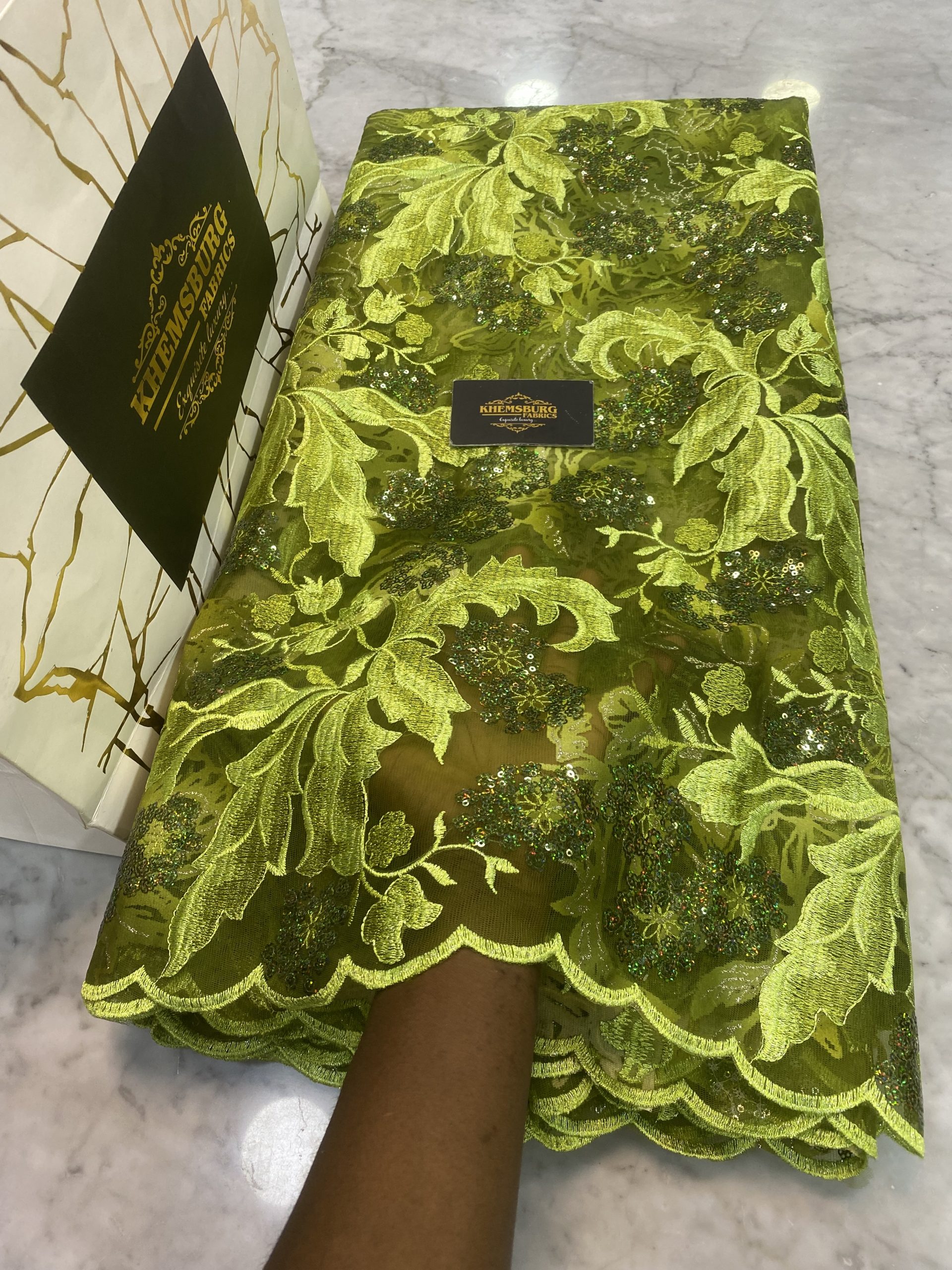 Hilda Flocking Lace - Image 4